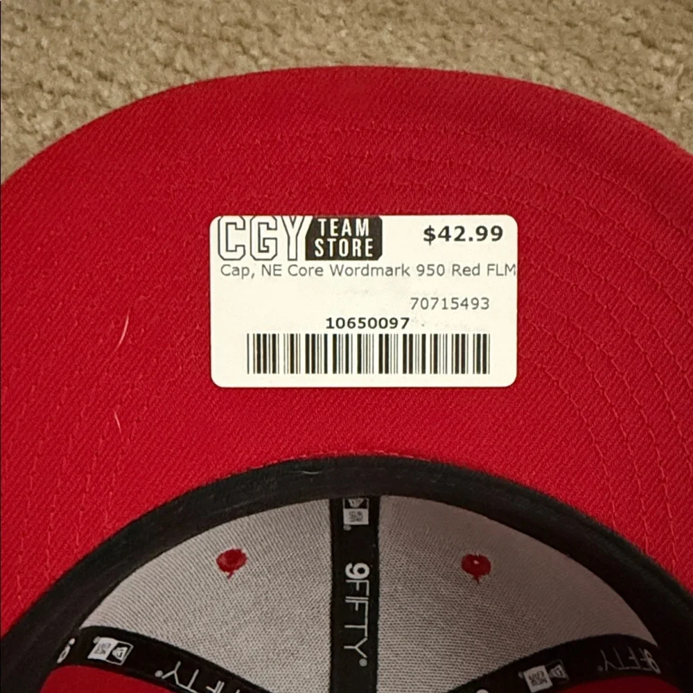 New Era Red Calgary Flames Snapback Hat